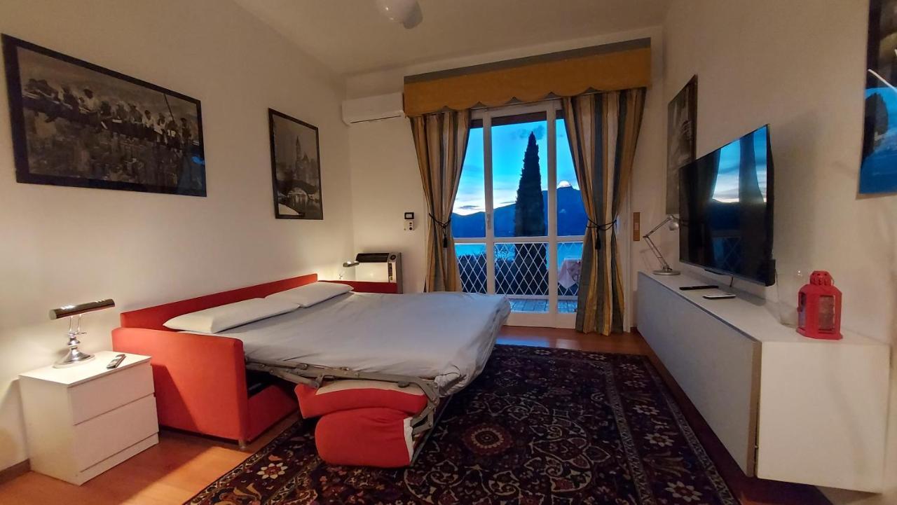 Ferienwohnung Garda Panoramic House Albisano Exterior foto