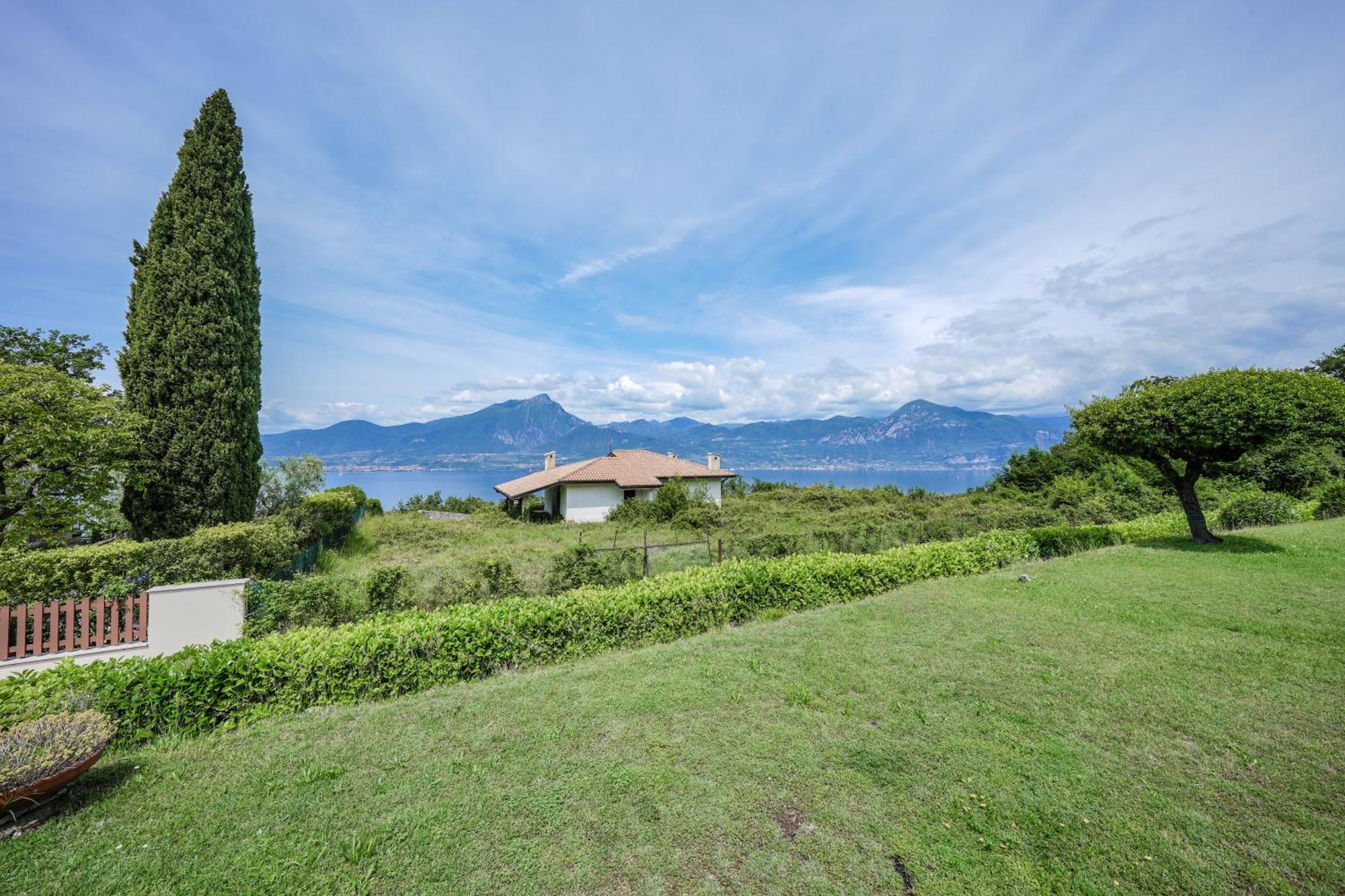 Ferienwohnung Garda Panoramic House Albisano Exterior foto