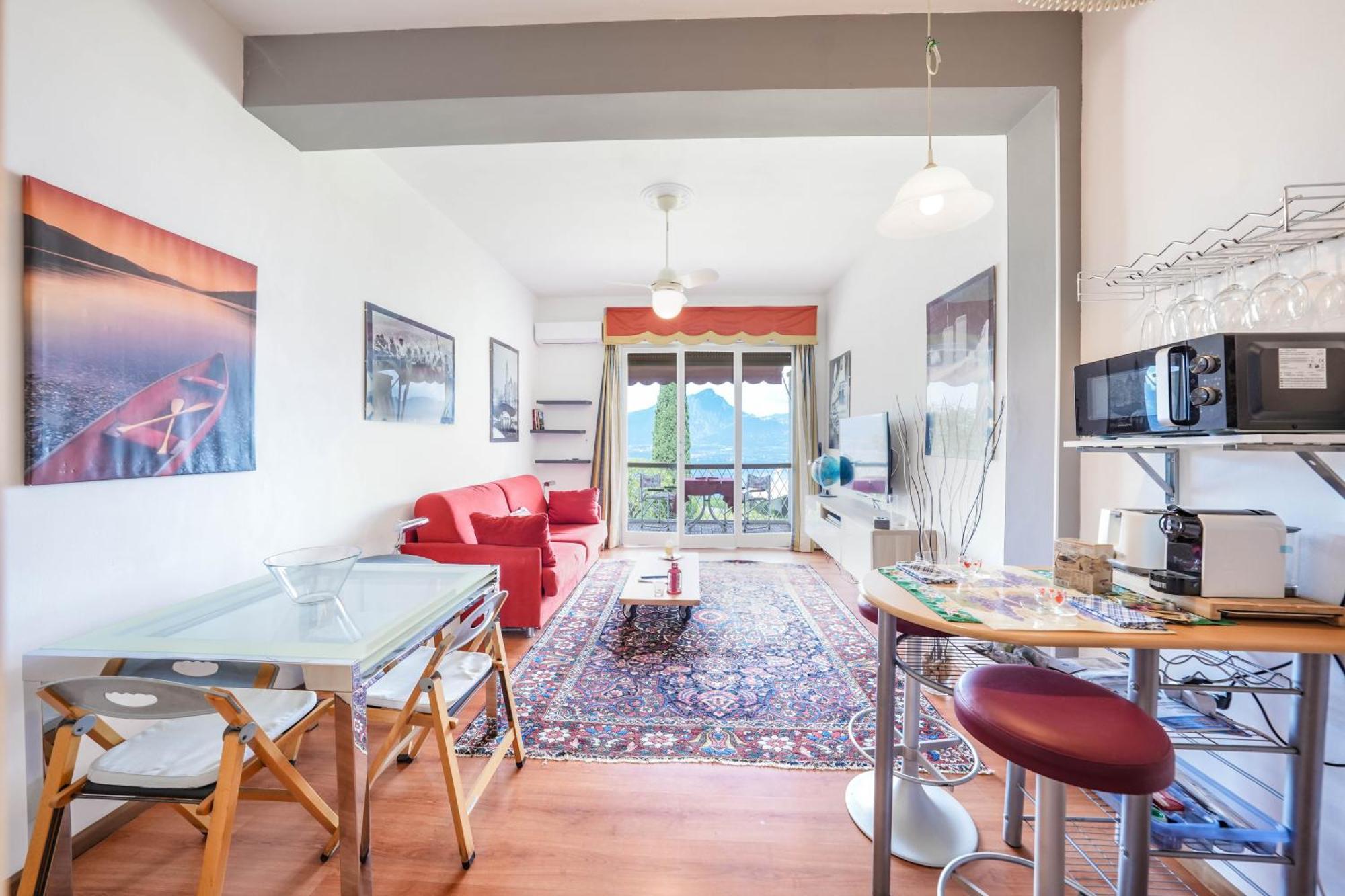 Ferienwohnung Garda Panoramic House Albisano Exterior foto